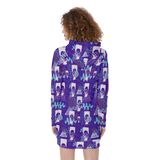 Hitop Squiggle Girl Hoodie Dress