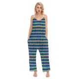 Many Faces Loose Cami Jumpsuit