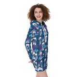 Hitop Squiggle Girl Hoodie Dress