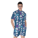Hitop Squiggle Girl Short Jumpsuit