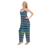 Many Faces Loose Cami Jumpsuit