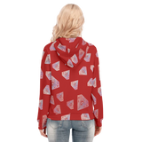 Diamonds Meow Long Zip Hoodie
