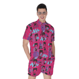 Hitop Squiggle Girl Short Jumpsuit