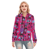 Hitop Squiggle Girl Long Zip Hoodie