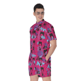 Hitop Squiggle Girl Short Jumpsuit