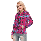 Hitop Squiggle Girl Long Zip Hoodie