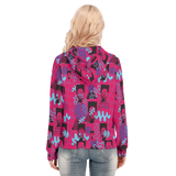 Hitop Squiggle Girl Long Zip Hoodie