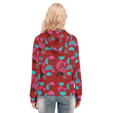 Slices Long Zip Hoodie