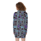 Hitop Squiggle Girl Hoodie Dress