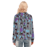 Hitop Squiggle Girl Long Zip Hoodie