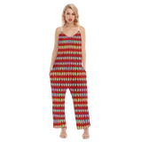 Many Faces Loose Cami Jumpsuit