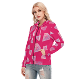 Diamonds Meow Long Zip Hoodie