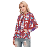 Hitop Squiggle Girl Long Zip Hoodie