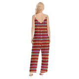 Many Faces Loose Cami Jumpsuit