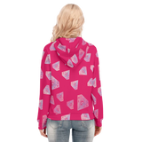 Diamonds Meow Long Zip Hoodie