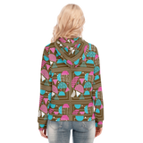Slices Long Zip Hoodie