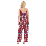 Hitop Squiggle Girl Loose Cami Jumpsuit