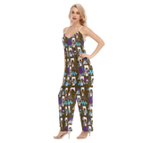 Hitop Squiggle Girl Loose Cami Jumpsuit