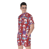 Hitop Squiggle Girl Short Jumpsuit