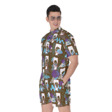 Hitop Squiggle Girl Short Jumpsuit
