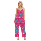 Slices Loose Cami Jumpsuit