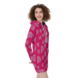 Diamonds Meow Hoodie Dress