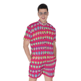 Many Faces Short Jumpsuit