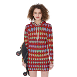 Many Faces Hoodie Dress