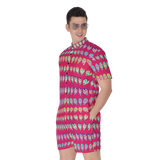 Many Faces Short Jumpsuit
