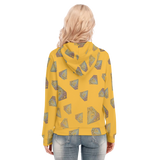 Diamonds Meow Long Zip Hoodie