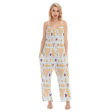 Gridlock Loose Cami Jumpsuit