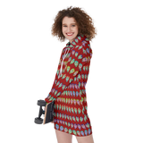 Many Faces Hoodie Dress