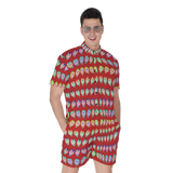 Many Faces Short Jumpsuit