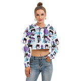 Hitop Squiggle Girl Cut Above Hoodie