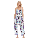 Hitop Squiggle Girl Loose Cami Jumpsuit