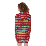 Many Faces Hoodie Dress