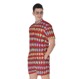 Many Faces Short Jumpsuit