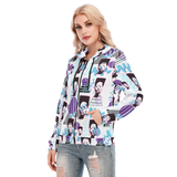 Hitop Squiggle Girl Long Zip Hoodie