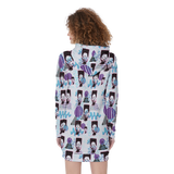 Hitop Squiggle Girl Hoodie Dress