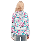 Slices Long Zip Hoodie
