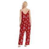 Diamonds Meow Loose Cami Jumpsuit