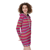 Many Faces Hoodie Dress