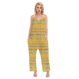 Many Faces Loose Cami Jumpsuit