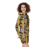 Hitop Squiggle Girl Hoodie Dress