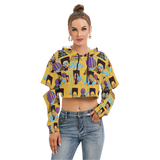 Hitop Squiggle Girl Cut Above Hoodie