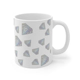 Diamonds Meow Mug