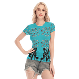 Dreams Awake Short Sheerly Tee (Neon)