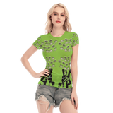 Dreams Awake Short Sheerly Tee (Neon)