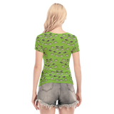 Dreams Awake Short Sheerly Tee (Neon)