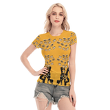 Dreams Awake Short Sheerly Tee (Neon)